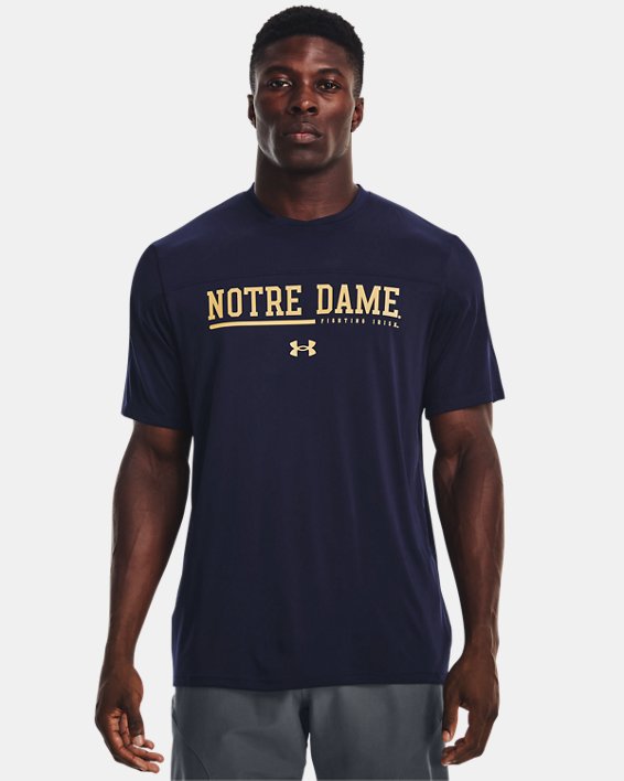Men's UA Sideline Collegiate Short Sleeve Training T-Shirt, Blue, pdpMainDesktop image number 0